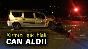 İzmir’de minibüsün otomobile çarptığı kazada 1 kişi öldü