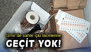 İzmir'de sahte içki tacirlerine geçit yok