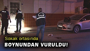 İzmir’de sokak ortasında boynundan silahla vurulan kişi ağır yaralandı