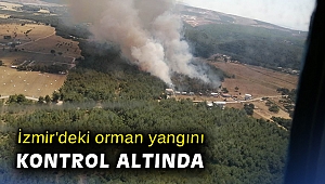 İzmir'deki orman yangını kontrol altında