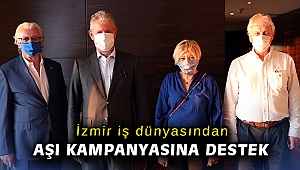 İzmir iş dünyasından aşı kampanyasına destek