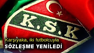 Karşıyaka, iki futbolcuyla sözleşme yeniledi