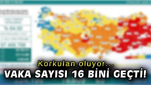 Korkulan oluyor... Vaka sayısı 16 bini geçti!