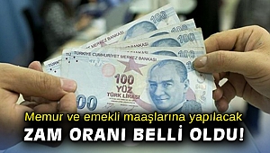 Memur ve emekli maaşlarına yapılacak zam oranı belli oldu!