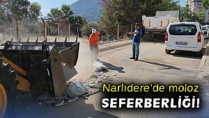 Narlıdere’de moloz seferberliği!