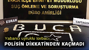 Yabancı uyruklu torbacı, polisin dikkatinden kaçmadı
