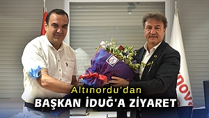 Altınordu’dan Başkan İduğ’a ziyaret