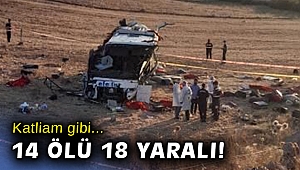 Balıkesir'de katliam gibi kaza: 14 kişi öldü!