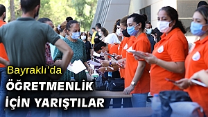 Bayraklı'da 'liyakatli sınav' heyecanı