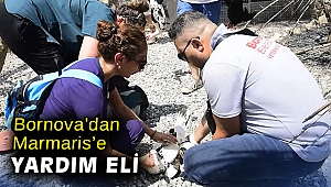 Bornova’dan Marmaris’e yardım eli