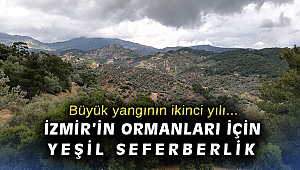 Büyük yangının ikinci yılı... İzmir’in ormanları için yeşil seferberlik