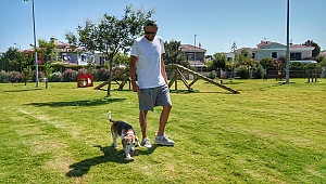 Çeşme'de köpeklere özel 'Pati Park'