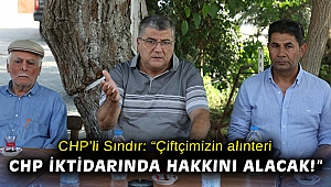 CHP’li Sındır: