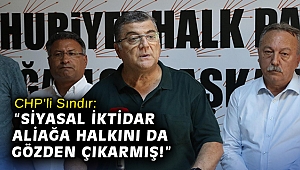 CHP’li Sındır: “Siyasal iktidar Aliağa halkını da gözden çıkarmış!”