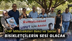 CHP Milletvekilleri Beko ve Sertel bisikletçilerin sesi olacak