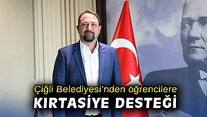 Çiğli Belediyesi’nden öğrencilere kırtasiye desteği