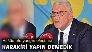Dervişoğlu: Yangınla mücadelede yönetimsel hatalar var!