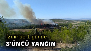 İzmir’de 1 günde 3'üncü yangın