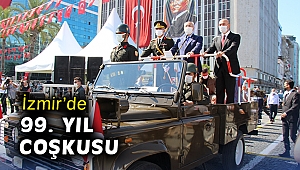 İzmir'de 99. yıl coşkusu
