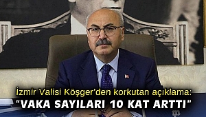 İzmir Valisi Köşger'den korkutan açıklama: