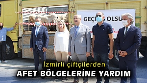 İzmirli çiftçilerden afet bölgelerine yardım