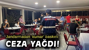 Jandarmadan kumar oynayanlara suçüstü operasyon