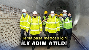 Kemalpaşa metrosu için ilk adım atıldı