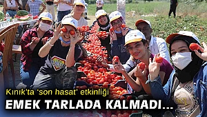 KINIK “GÖNÜLLÜ SON HASAT YAYIM PROJESİ'' ETKİNLİĞİNE EV SAHİPLİĞİ YAPTI