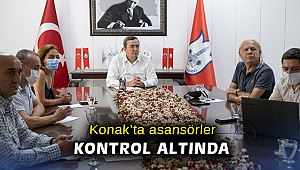 Konak’ta asansörler kontrol altında