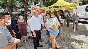 Mobil ofisinin ikinci durağı Bornova oldu