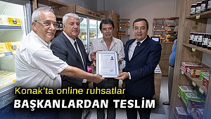 Online ruhsatlar başkanlardan teslim