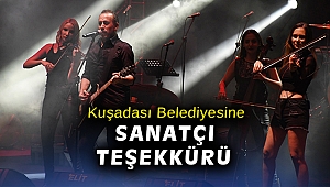 Ünlü sanatçı Haluk Levent'den Başkan Günel'e teşekkür