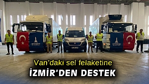 Van’daki sel felaketine İzmir’den destek