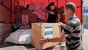 Yangın bölgeleri için başlatılan kampanyaya Kuşadalılardan yardım yağdı