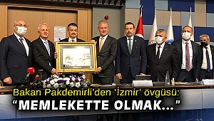 Bakan Pakdemirli’den ‘İzmir’ övgüsü: “Memlekette olmak…”