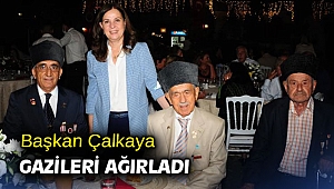 Başkan Çalkaya gazileri ağırladı