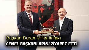Başkan Duran Millet İttifakı Genel Başkanlarını Ziyaret Etti