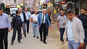 Başkan Eriş, günün ilk ışıklarında Ödemiş’i adımladı 