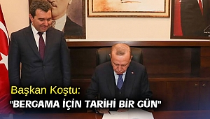 Başkan Koştu; 