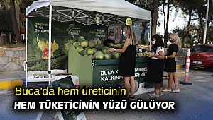 Buca’da hem üreticinin hem tüketicinin yüzü gülüyor