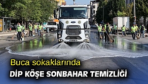 Buca sokaklarında dip köşe sonbahar temizliği