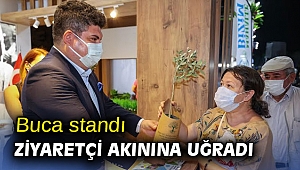 Buca standı ziyaretçi akınına uğradı 