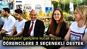 Büyükşehir gençlere kucak açıyor: Öğrencilere 3 seçenekli destek