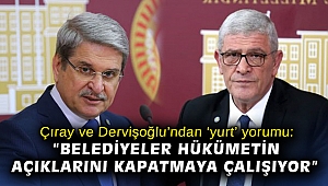 Çıray ve Dervişoğlu’ndan ‘yurt’ yorumu: “Belediyeler hükümetin açıklarını kapatmaya çalışıyor”