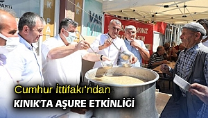 Cumhur İttifakı'ndan Kınık'ta aşure etkinliği