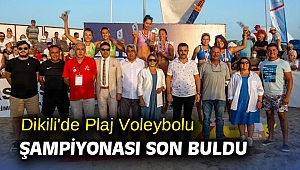 Dikili'de Plaj Voleybolu Şampiyonası Sona Erdi