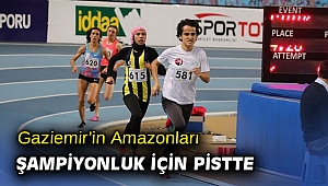 Gaziemir’in Amazonları şampiyonluk için pistte
