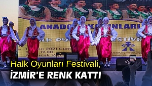Halk Oyunları Festivali, İzmir’e renk kattı
