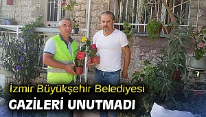 İzmir Büyükşehir Belediyesi gazileri unutmadı