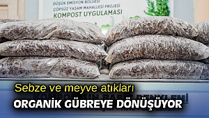 İzmir'de sebze ve meyve atıkları organik gübreye dönüşüyor